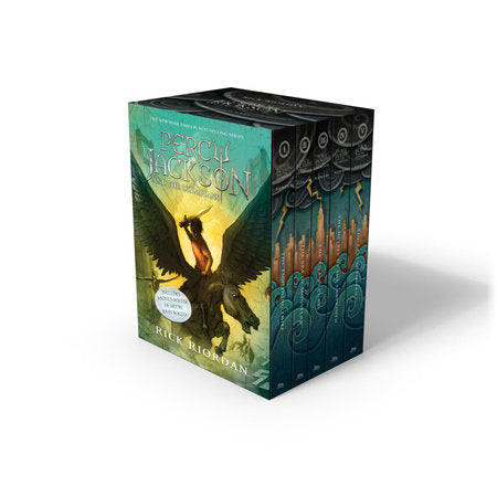 PERCY JACKSON AND THE OLYMPIANS 5 BOOK PAPERBACK BOXED SET