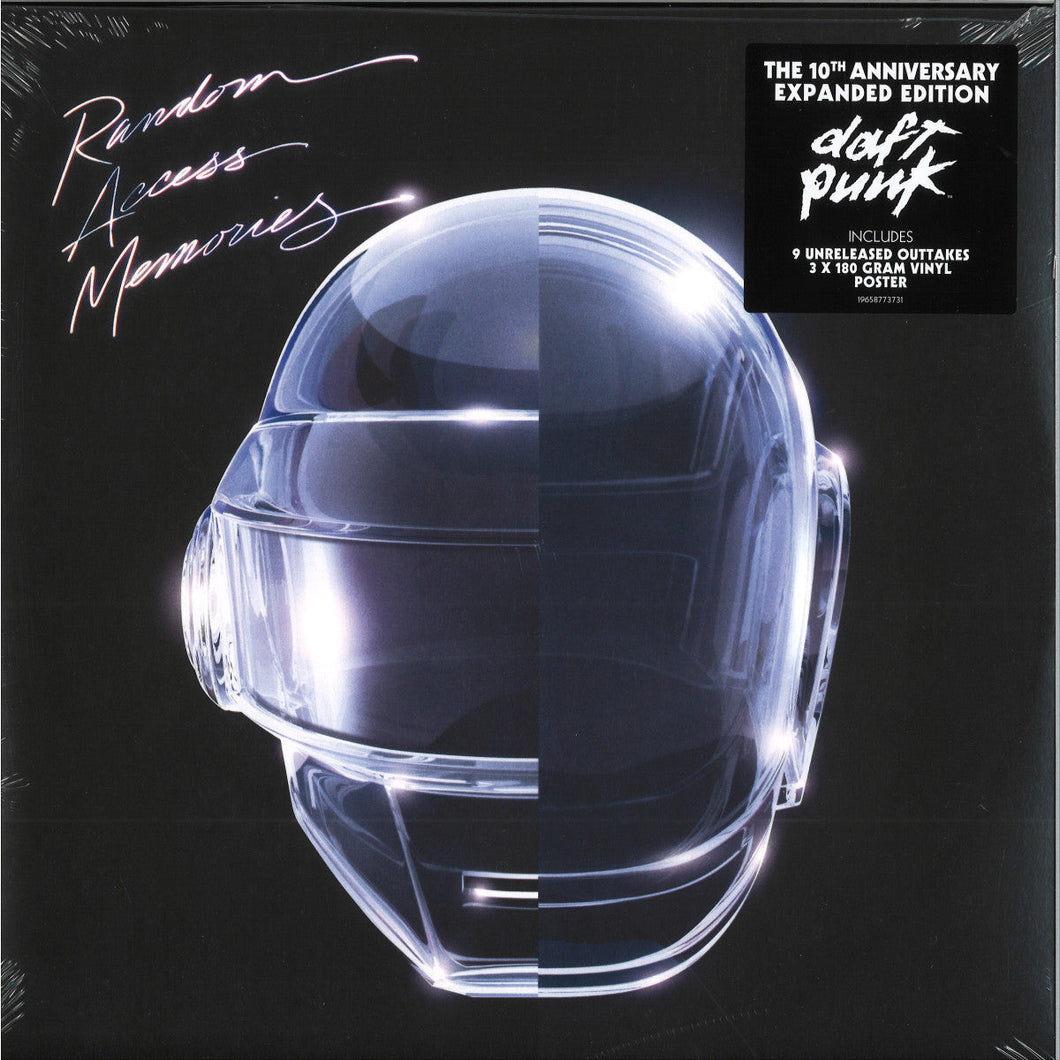 Random Access Memories (3 vinyls, 180 Gram Vinyl, Booklet, Anniversary Edition, Poster)