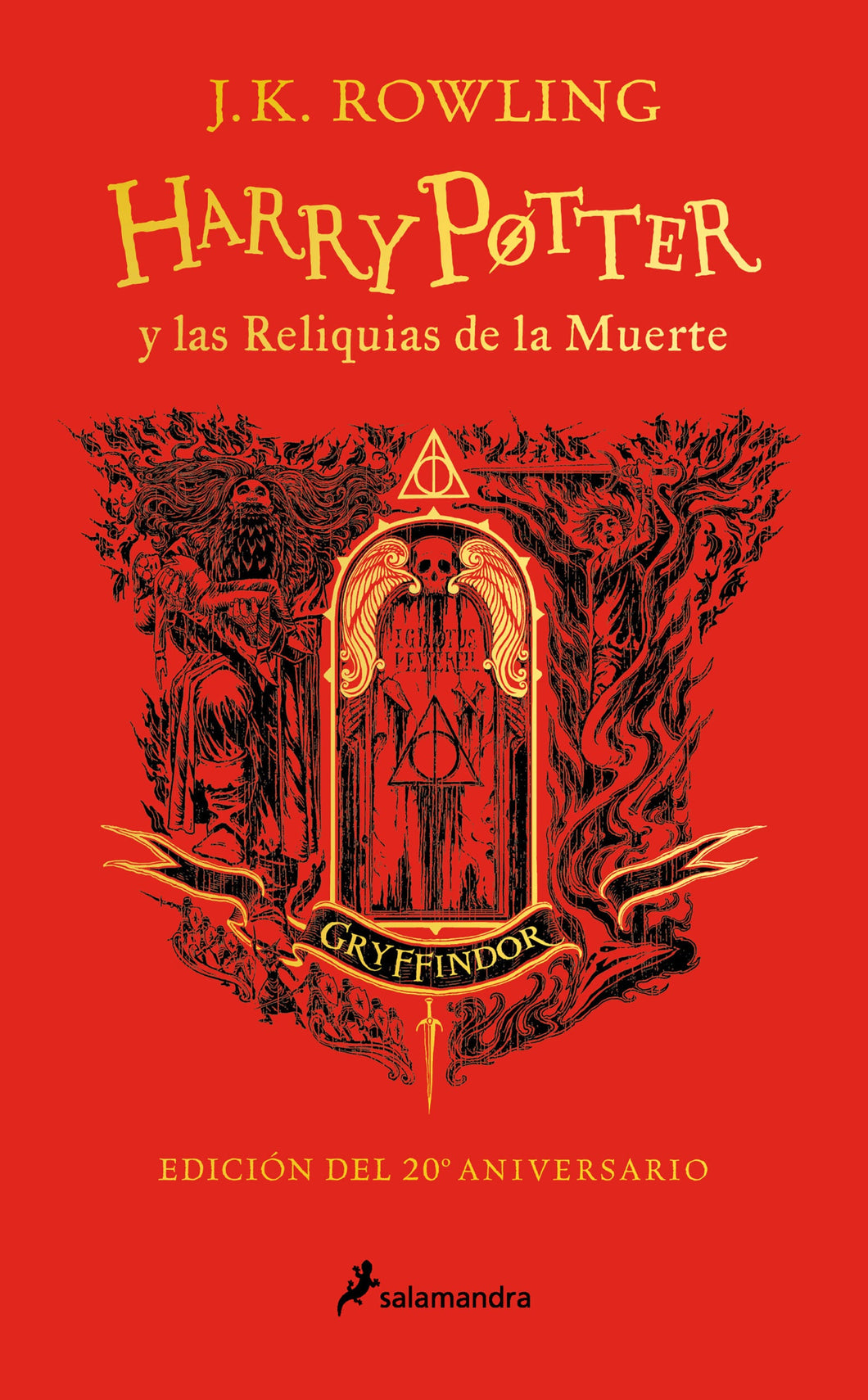 Harry Potter 7 - Las reliquias de la muerte (edición aniversario Gryffindor)